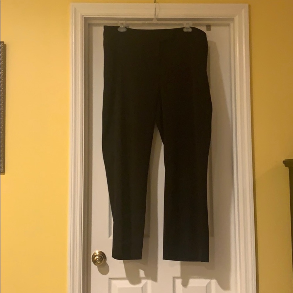 Plus size black dress trousers